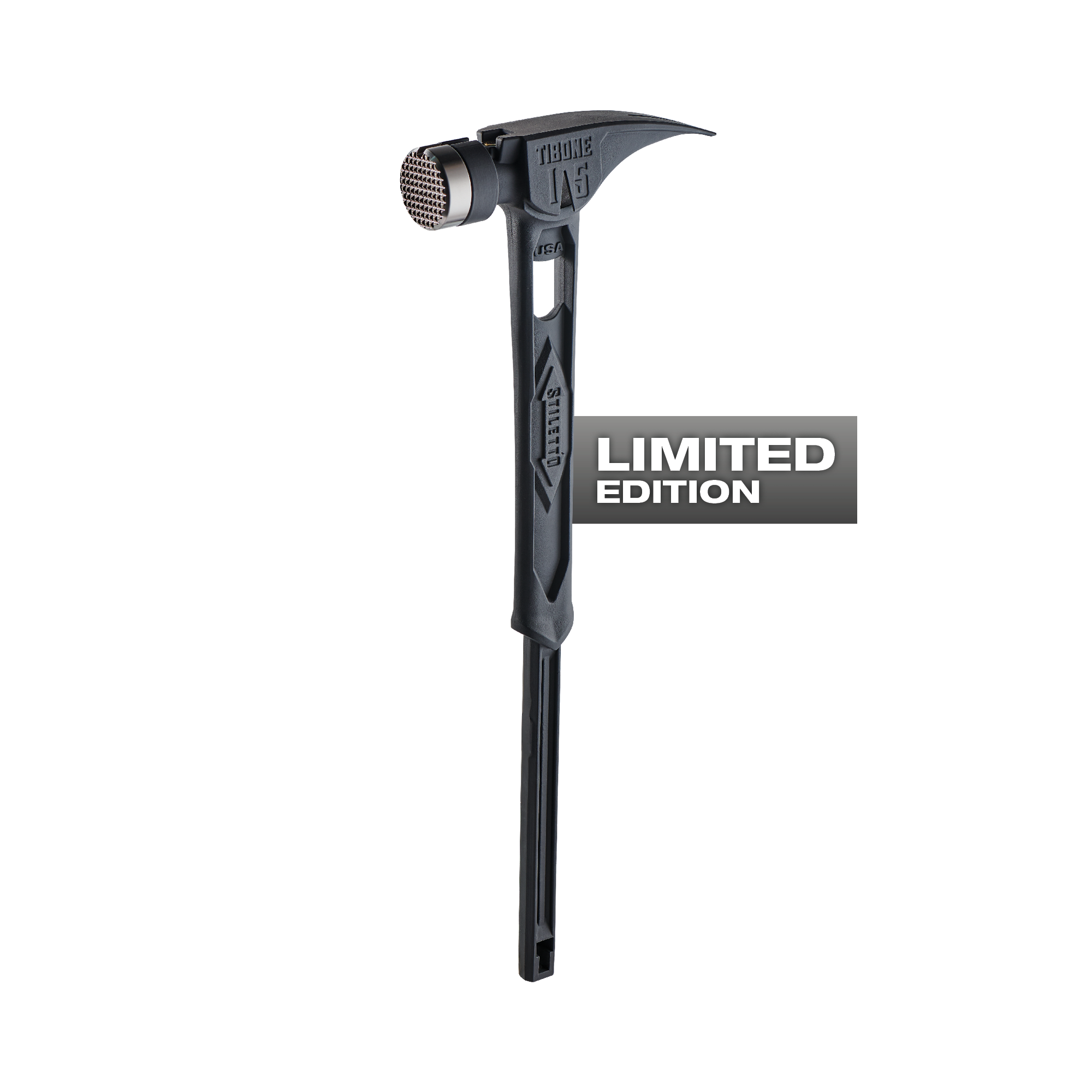 15oz TIBONE™ Milled/Curved Titanium - Limited Edition Black Main Image 1