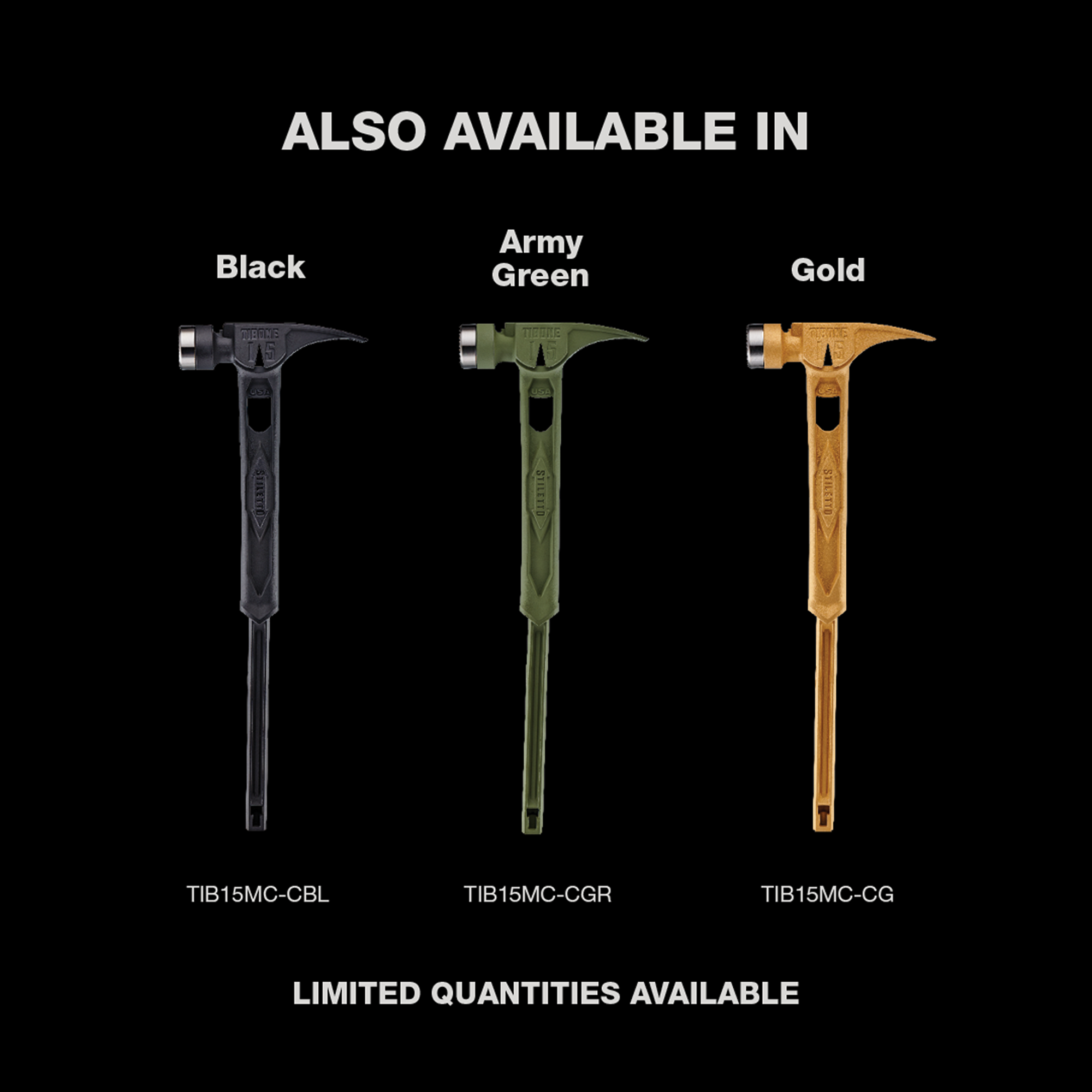 15oz TIBONE™ Milled/Curved Titanium - Limited Edition Green Main Image 4