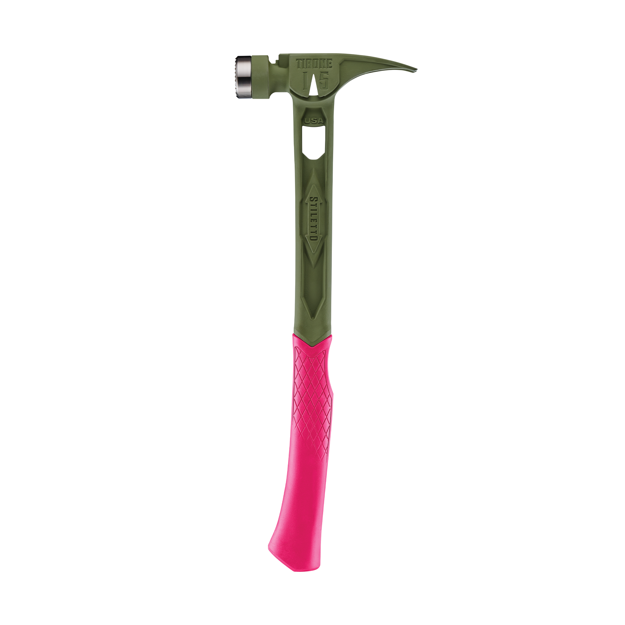 15oz TIBONE™ Milled/Curved Titanium - Limited Edition Green Main Image 10